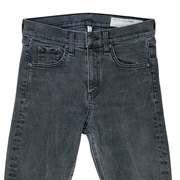 Rag And Bone Crop Flare Jeans 26 Blackthorne Distressed - Picture 7 of 13